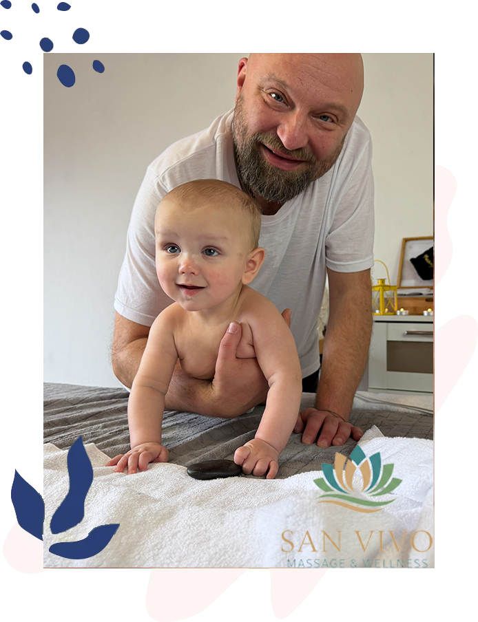 Профессиональный детский массаж для укрепления мышц и правильного развития.